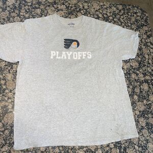 Vintage Philadelphia Flyers NHL Hockey‎ Unique Playoffs Gildan T-Shirt XL